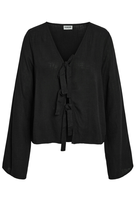 Noisy may zwarte dames blouse
