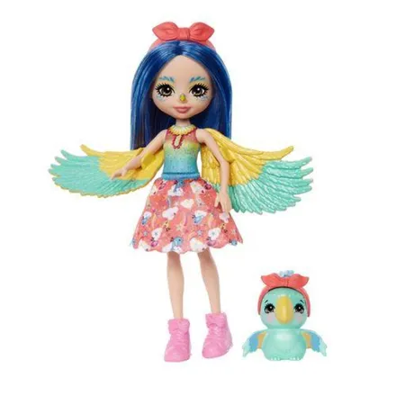 Mattel Royal Enchantimals Prita Parakeet & Flutter Puppe