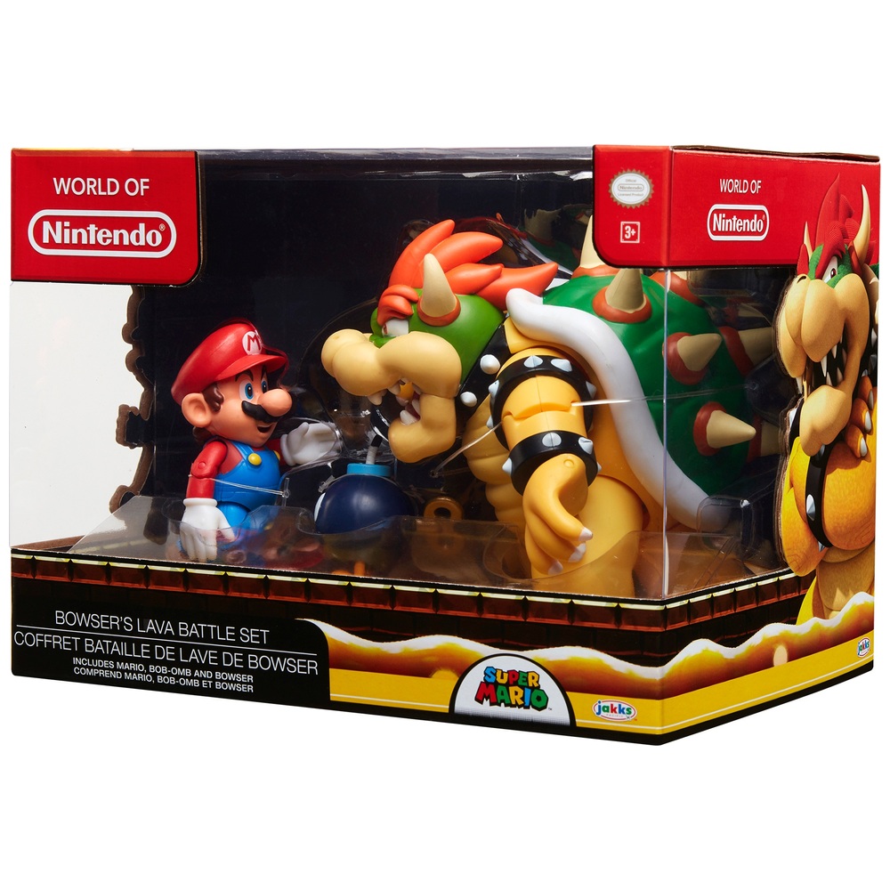 Nintendo Super Mario Bowser's Lava Battle Set