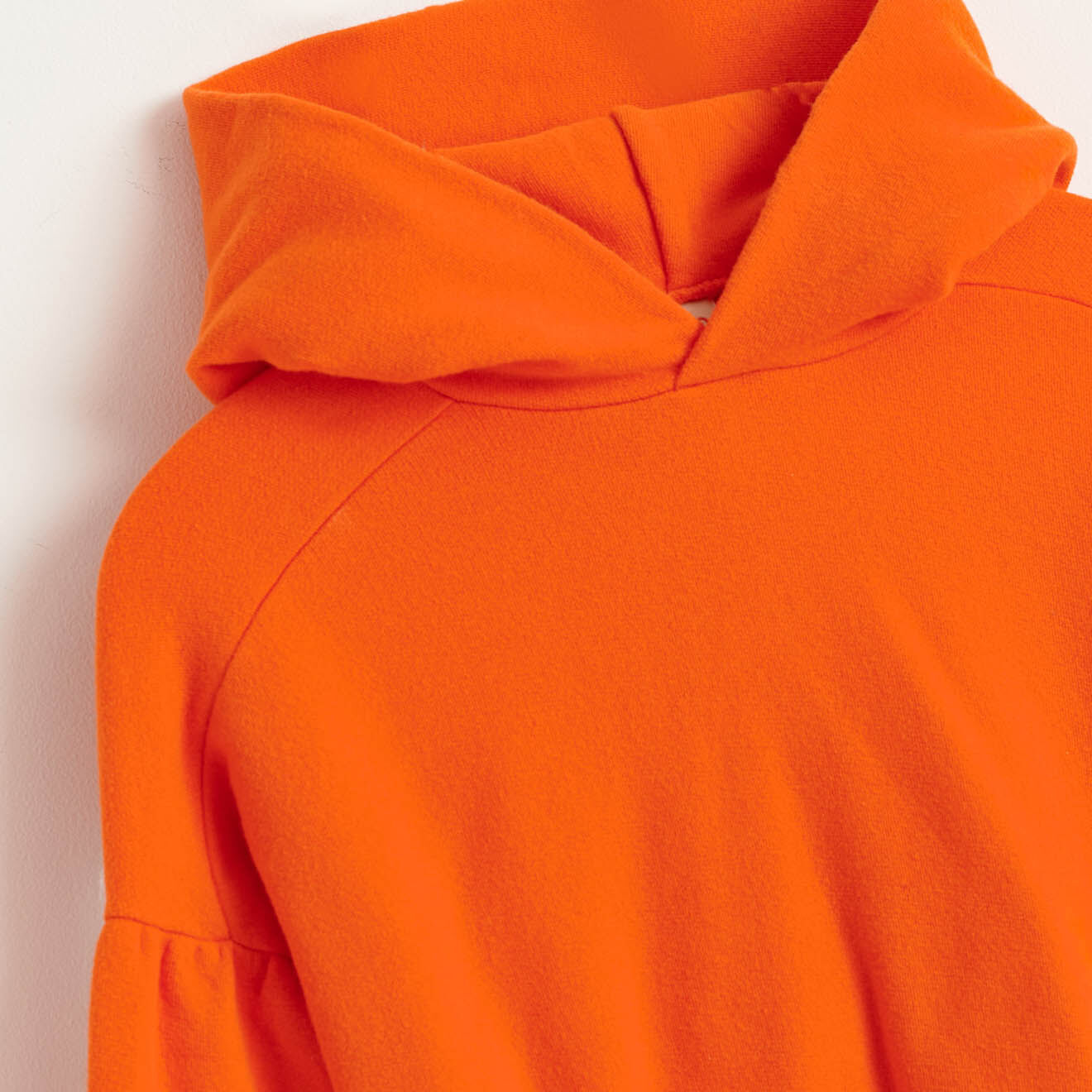 Bellerose Sweat à capuche en Coton Vania orange