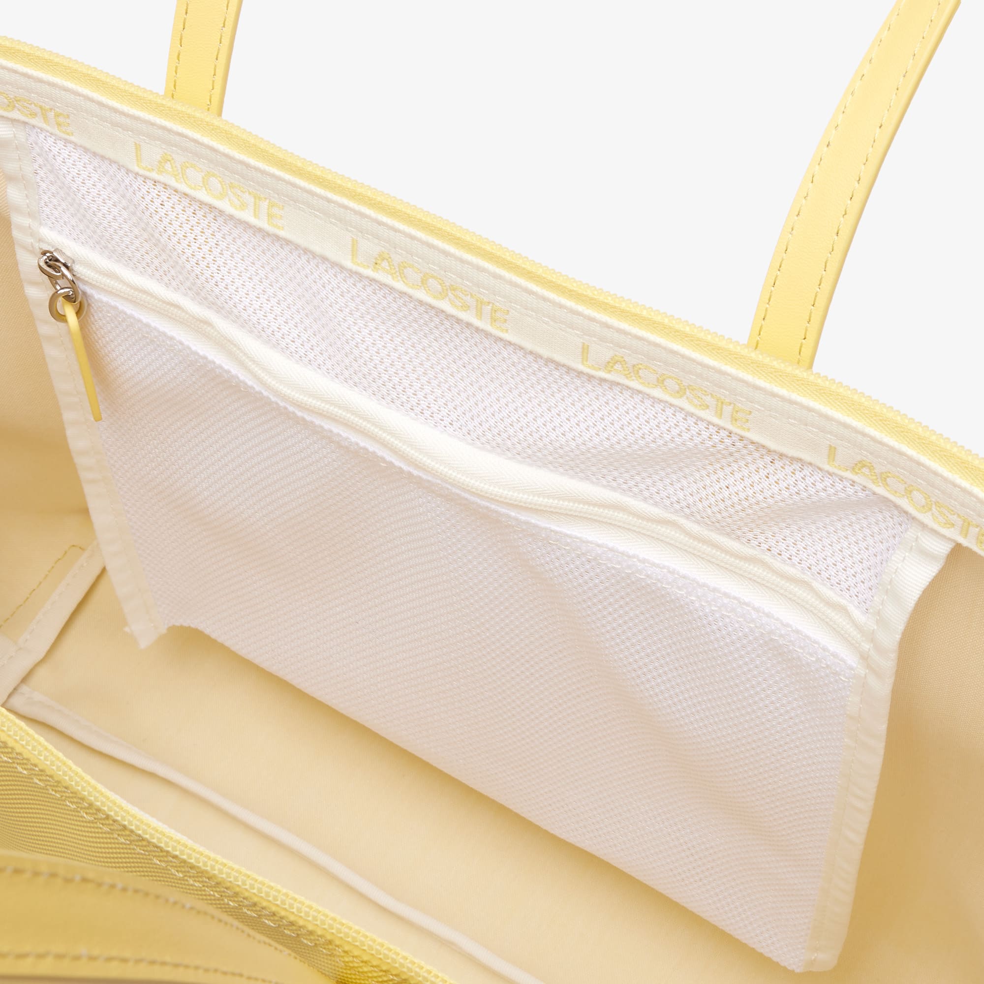 Sac cabas zippé L.12.12 Concept uni Sacs à main & Cabas - Jaune - Lacoste - Femme