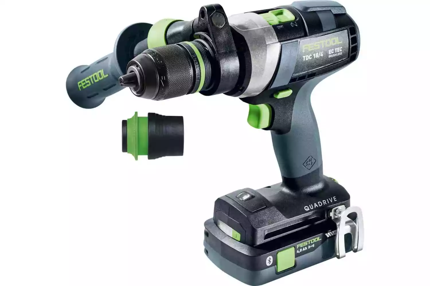 Festool TDC 18/4 5,0/4,0 I-Plus 18V Li-Ion accu schroefboormachine set (1x 4,0Ah & 5,0Ah) in systainer - 75Nm