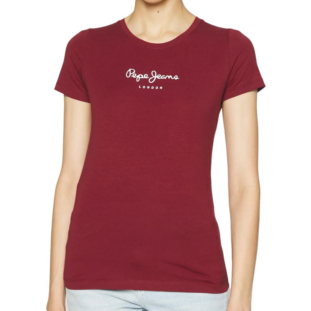 Pepe jeans T-shirt Rouge Femme Pepe jeans New Virginia
