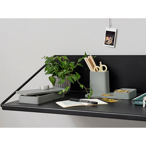 Zone A-Wall Desk Væghængt Skrivebord, Black
