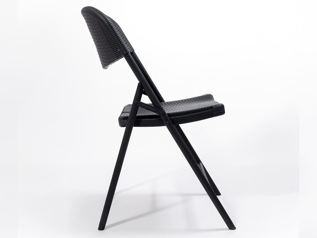 Skandika Masi set van 4 klapstoelen - Black