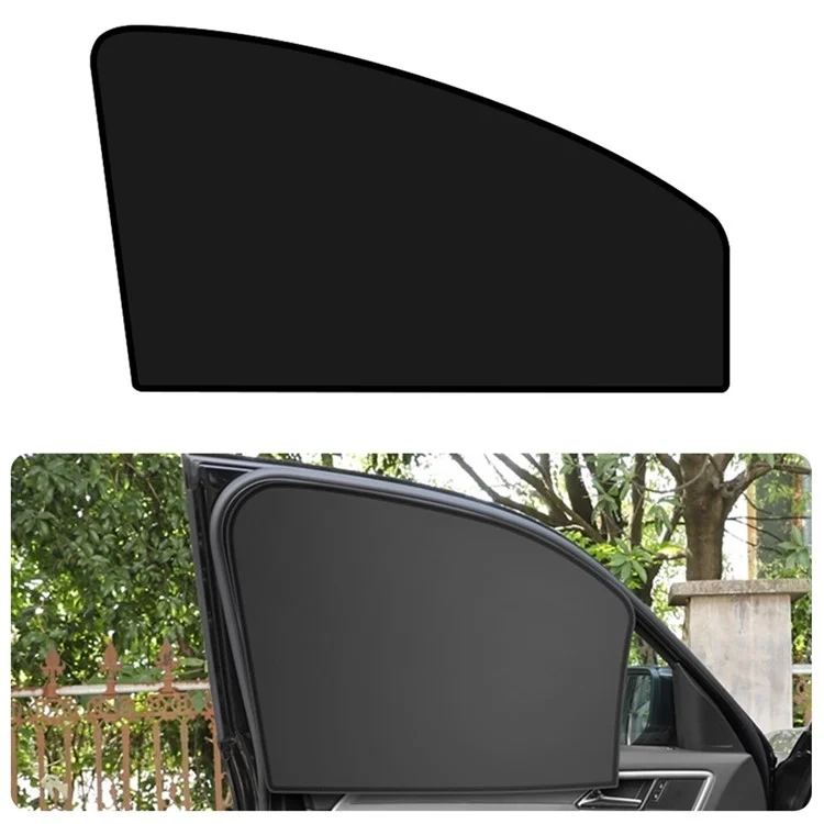 (62x48x33cm) Magnetische Auto KFZ Sonnenblende für Seitenscheibe mit UV-Schutz - Schwarz