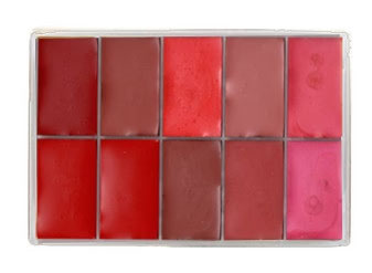 Maqpro - Lippenstift - Palette 10er SLIM - R01, 15ml
