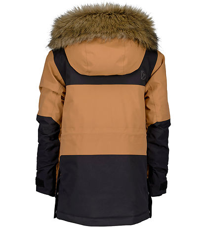 Didriksons Winterjacke - Magnetit - Mandel Brown