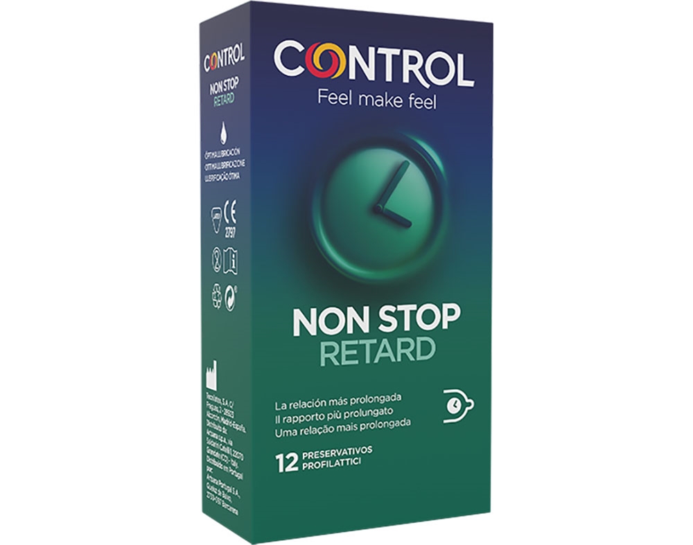 Preservativos Non Stop Retard Control 12 unid