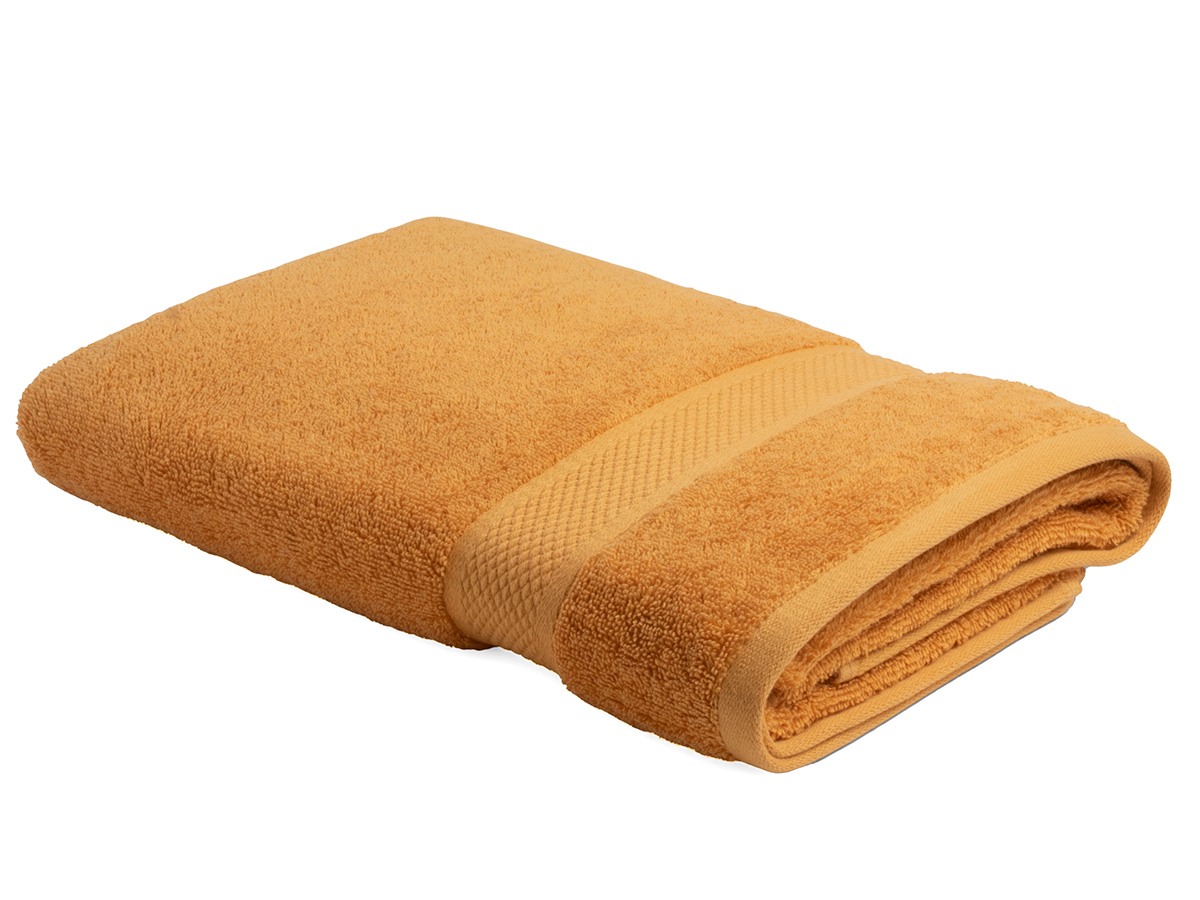 DoubleDry Hotel 70 x 140 cm set van 3 handdoeken - oker geel