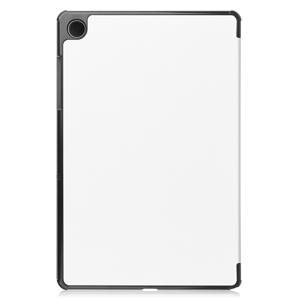 Samsung Galaxy Tab A11  Plus / A9  Plus Leder Tasche Flip Cover Hülle - Weiss