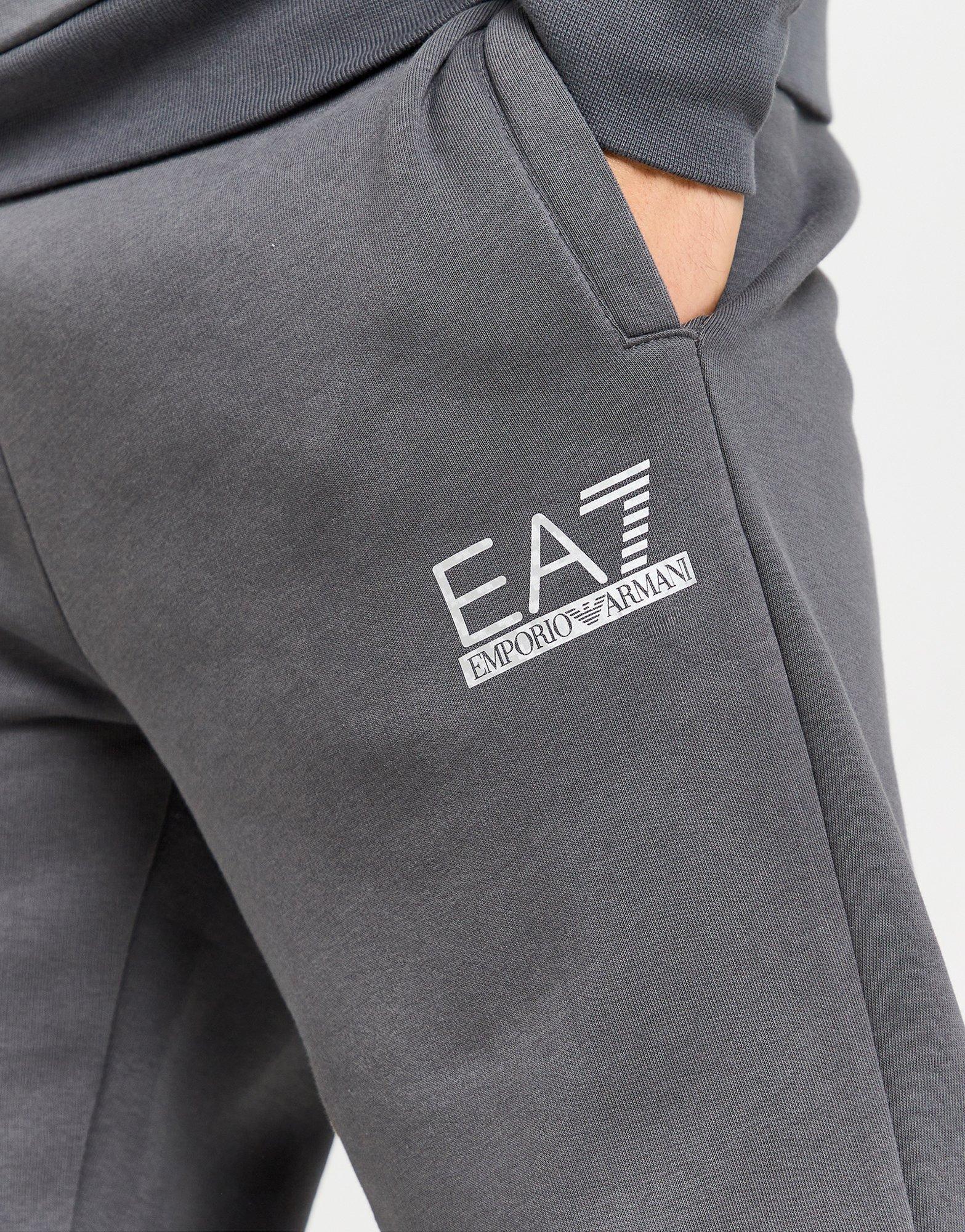 EA7 Emporio Armani Pantalon de jogging Logo Carbon Homme