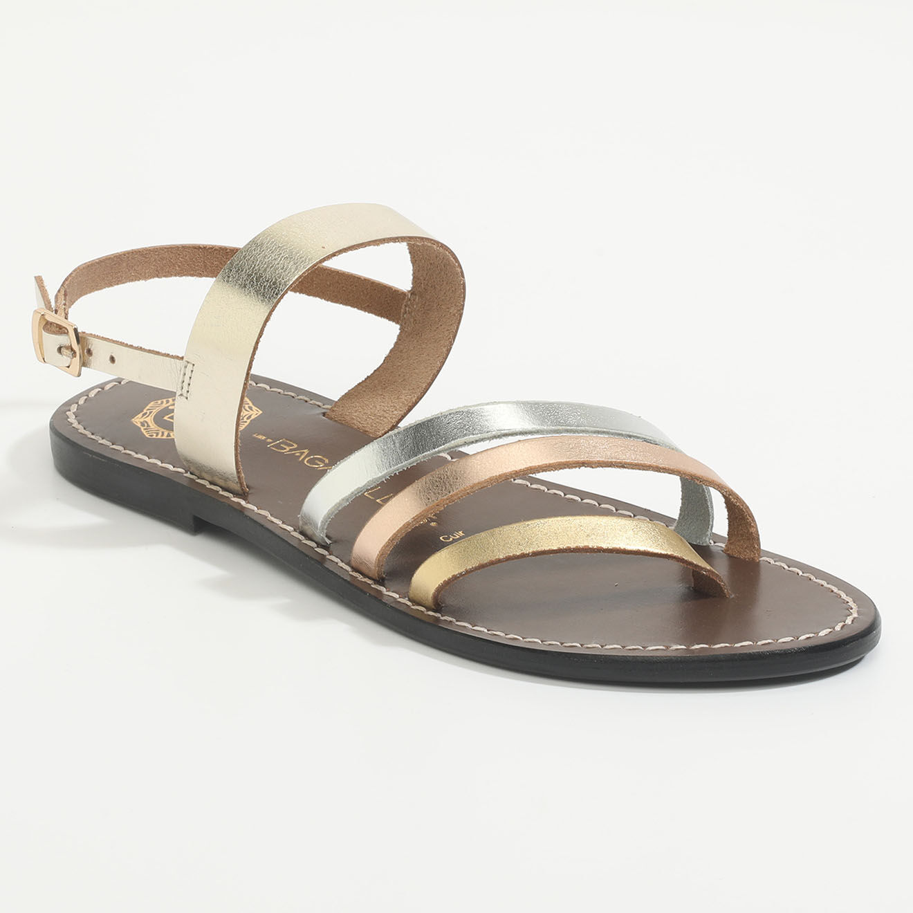 Les Bagatelles Sandales Gana doré/argenté/rose gold