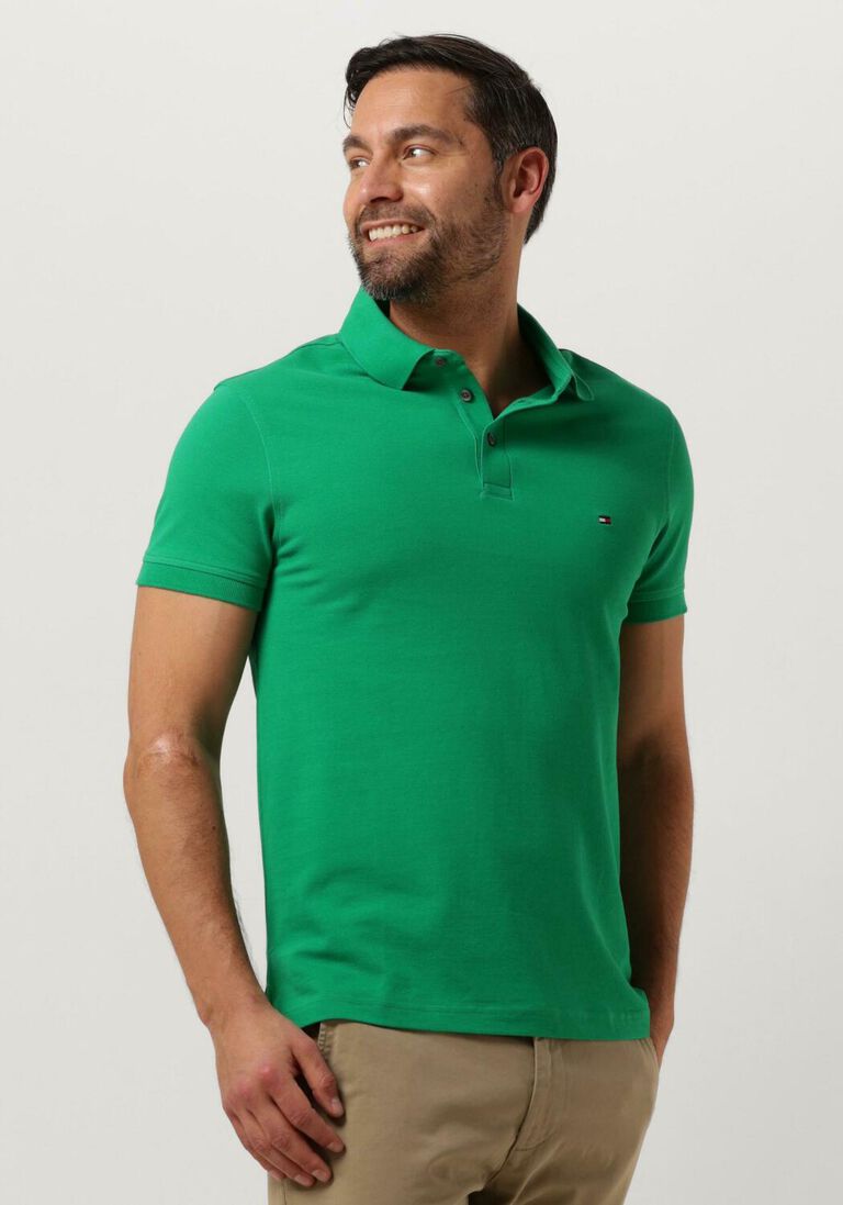 TOMMY HILFIGER groene tommy hilfiger polo 1985 slim polo