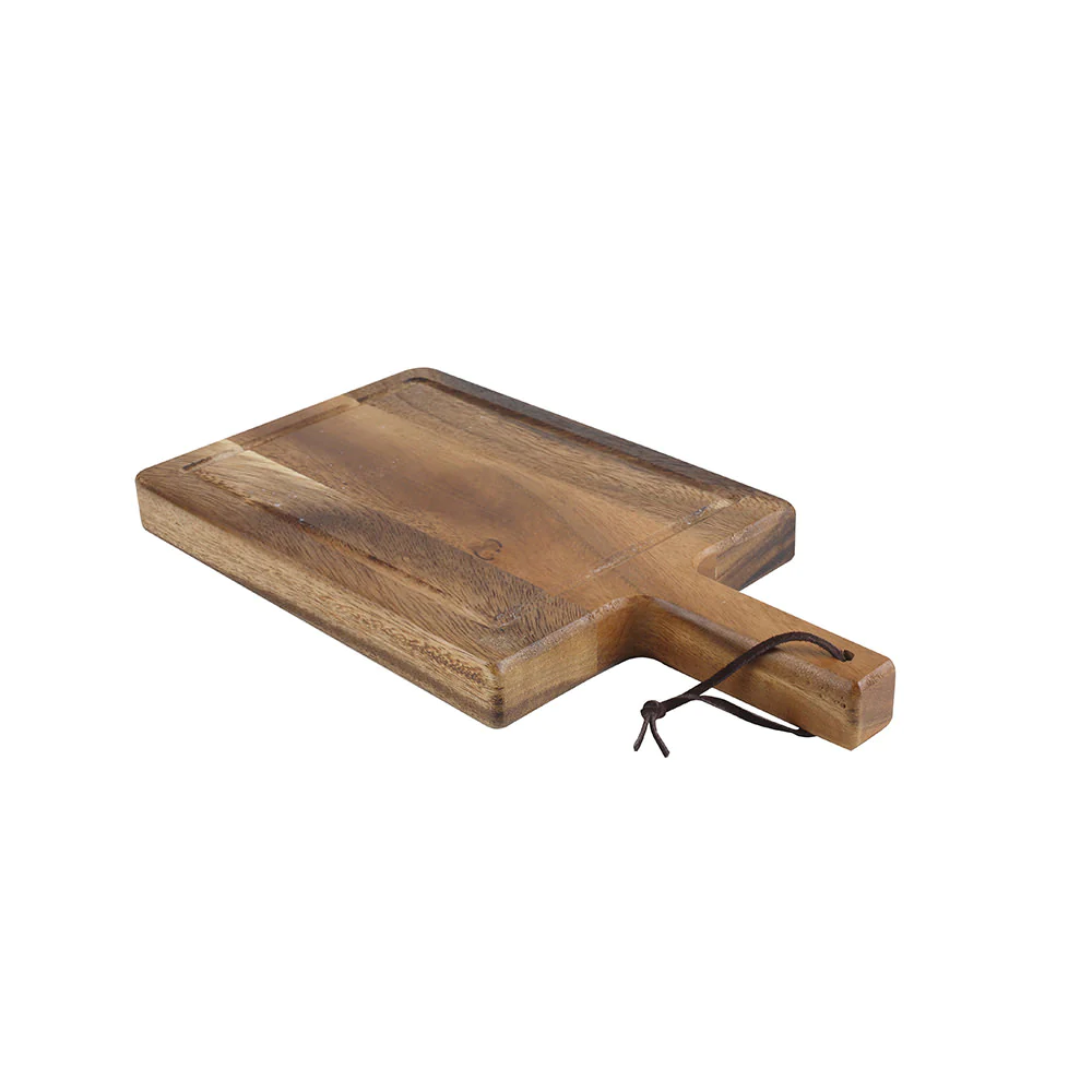 Planche à découper avec poignée 35x18 cm en acacia T&G Woodware