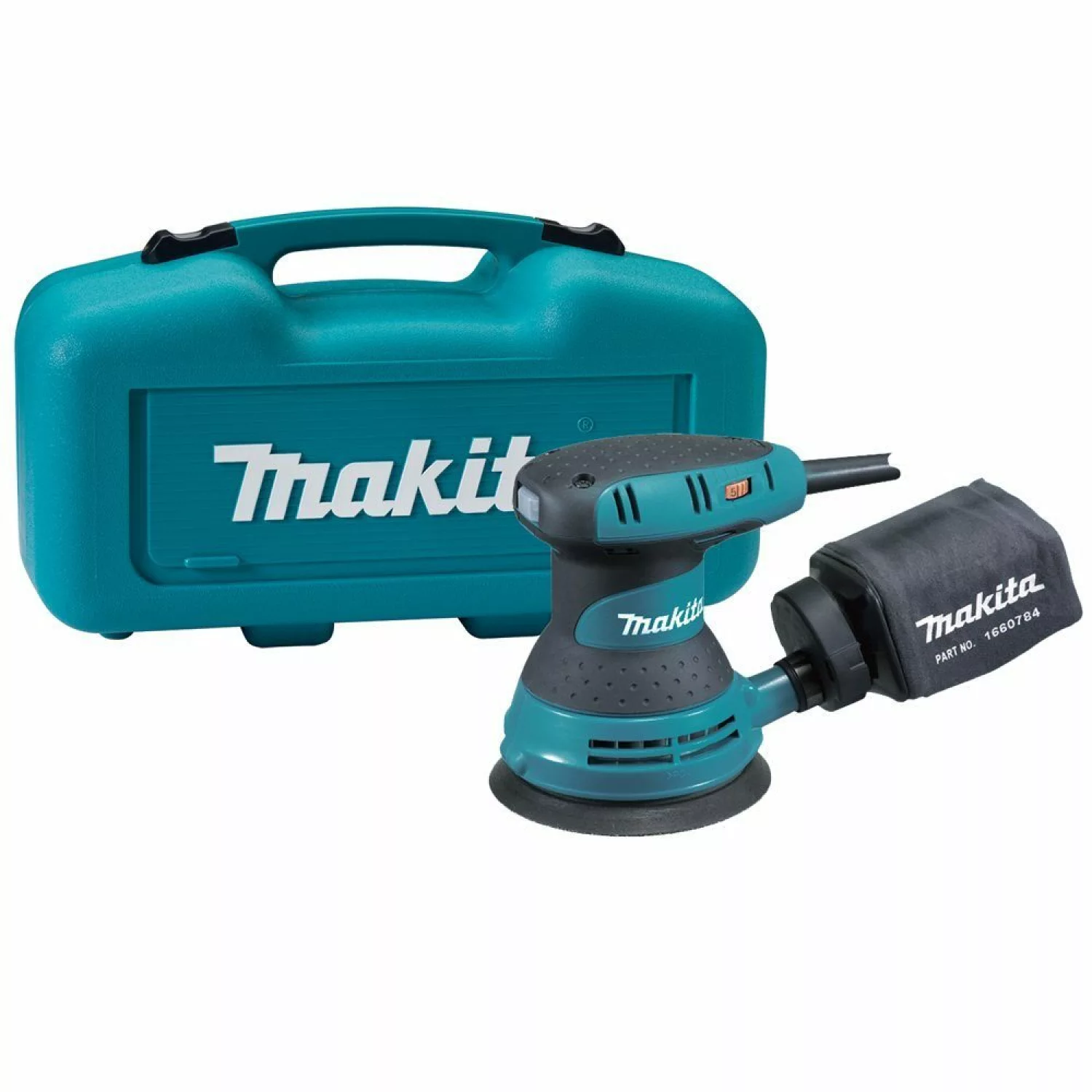 Makita BO5031K Excentrische schuurmachine in koffer - 300W - 125mm - variabel