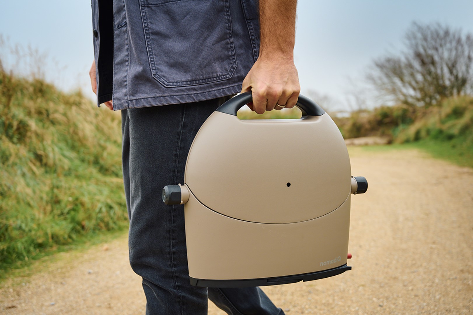 nomadiQ model 3.0 draagbare gas bbq - Grey