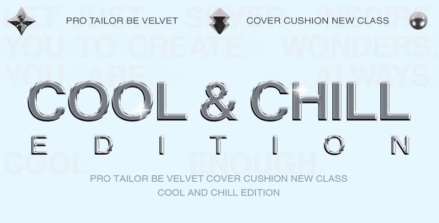espoir - Pro Tailor Be Velvet Cover Cushion New Class Cool And Chill Edition Set - 4 kleuren