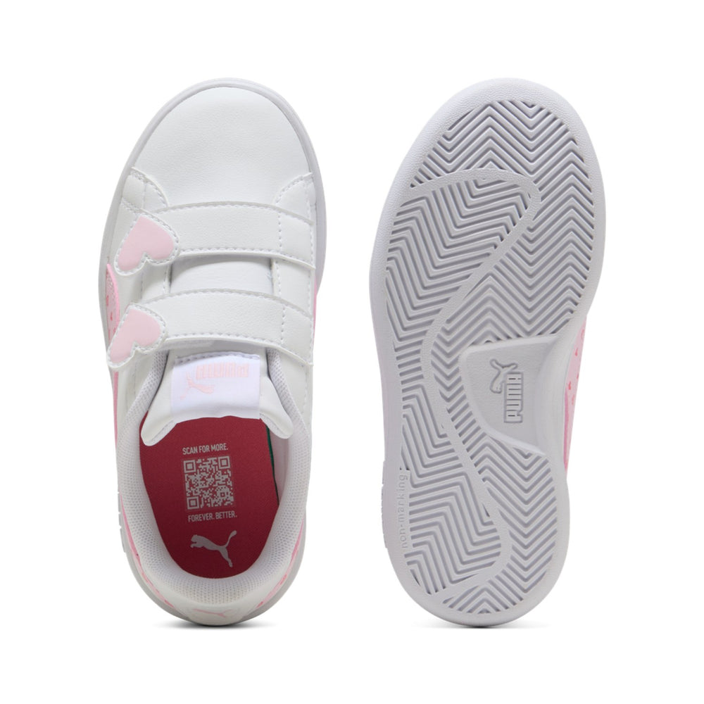 Køb Puma White-Pearl Pink Puma Smash 3.0 Hearty V PS