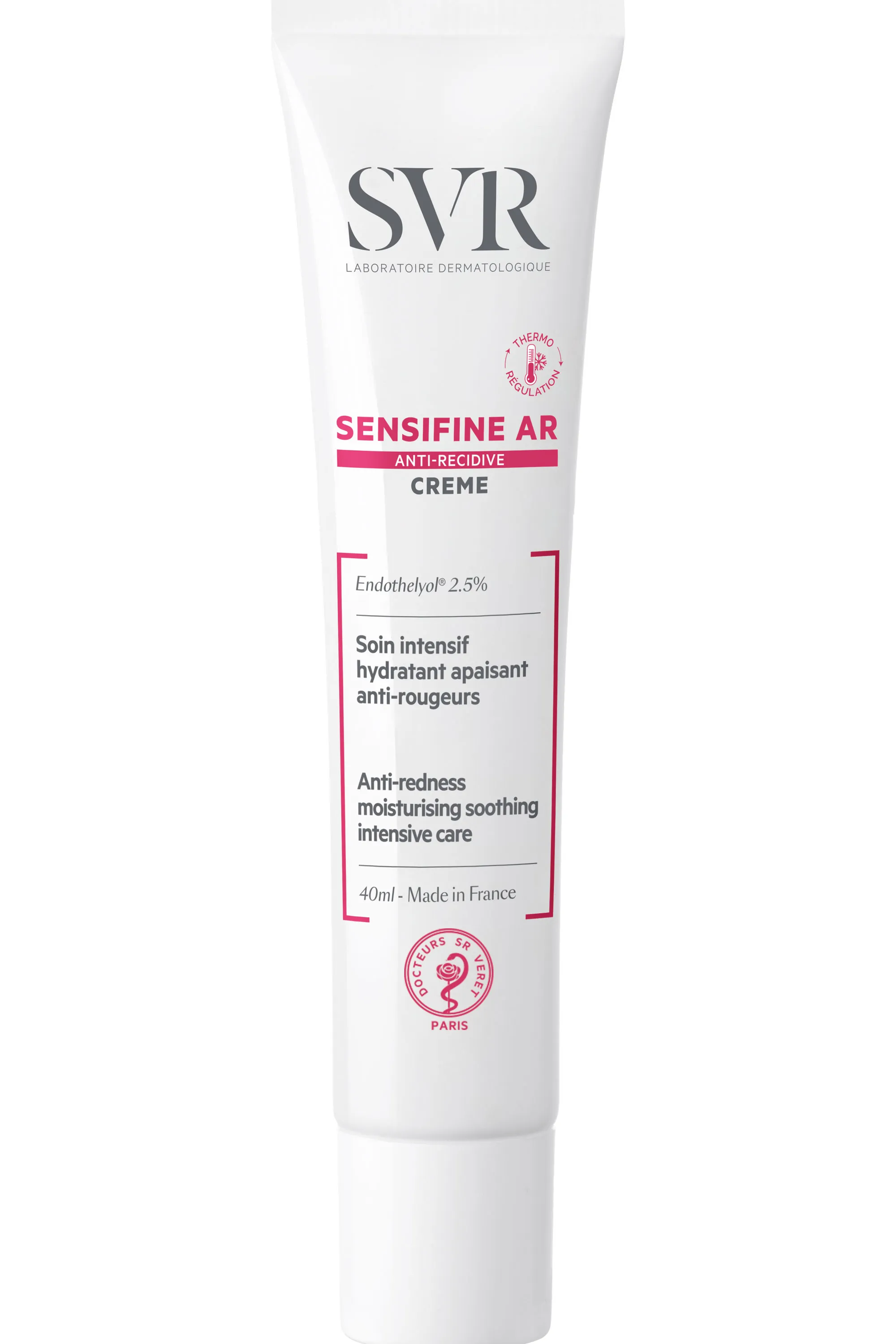 SVR Crème hydratante apaisante anti-rougeurs Sensifine AR-40 ml