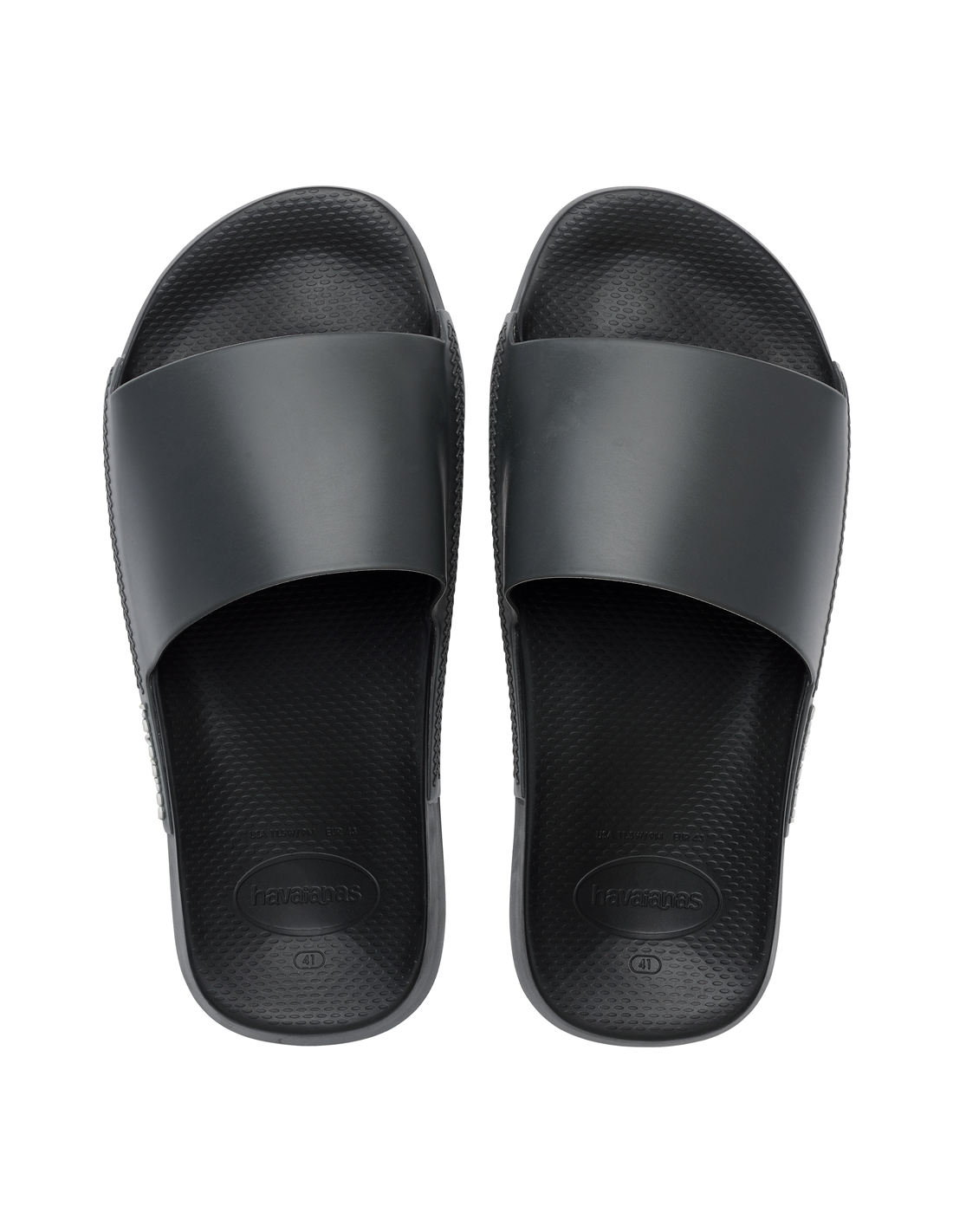 havaianas claquettes mixte slide classic noir