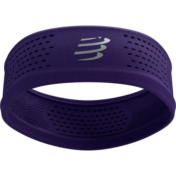Bandeau running COMPRESSPORT THIN HEADBAND ON/OFF PURPLE