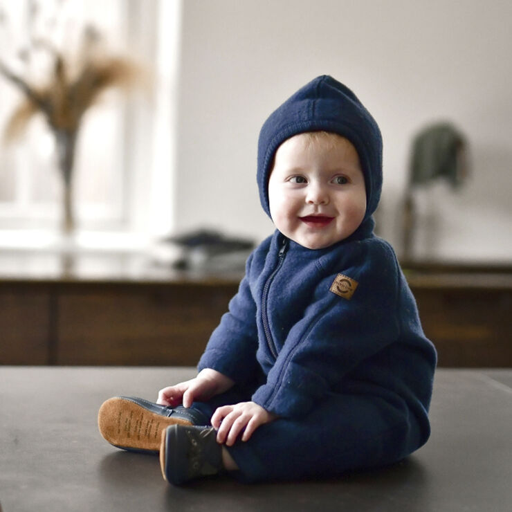 Mikk-Line Wool Baby Suit Blue nights