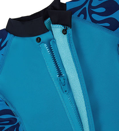 Konfidence Schwimmanzüg - Spritzig - UV50+ - Navy/Cyan