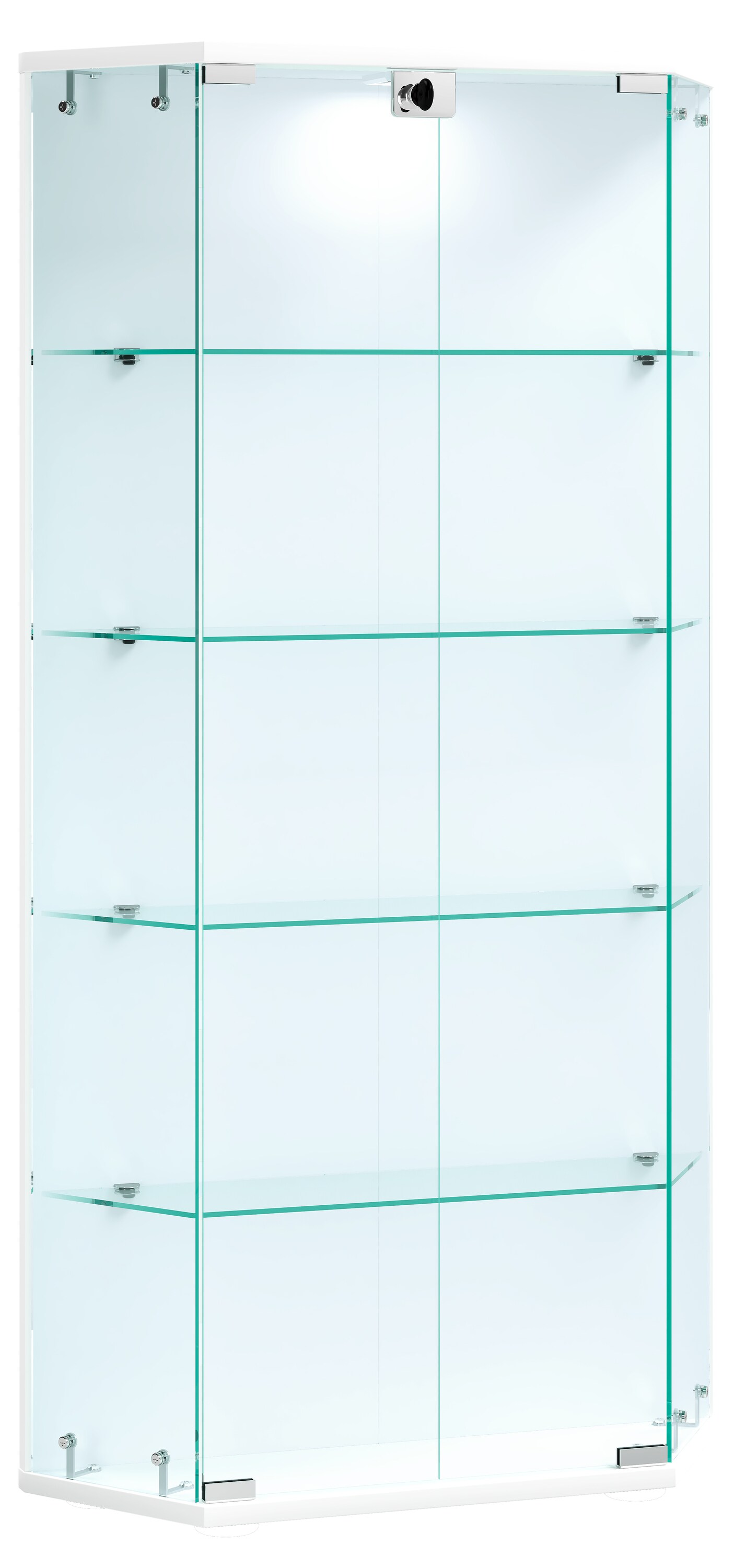 VCM Wandvitrine Hängevitrine Glasvitrine Wand Schaukasten Vitrine Glas Benila L