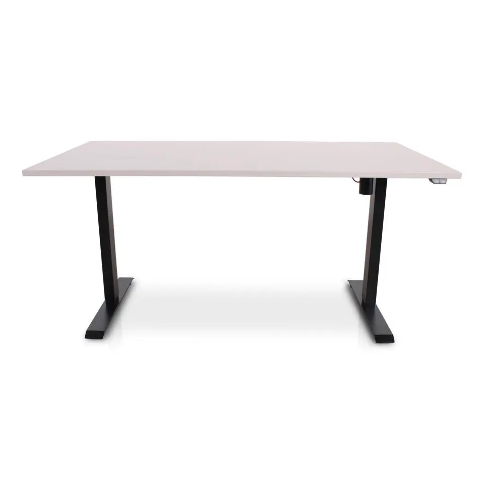 MRC EASY Zit-Sta Bureau – Elektrisch Verstelbaar – 160x80 cm – Blad Sand Grey