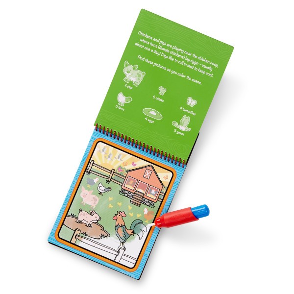 Melissa & Doug - Water Reveal Pad - Bondegård