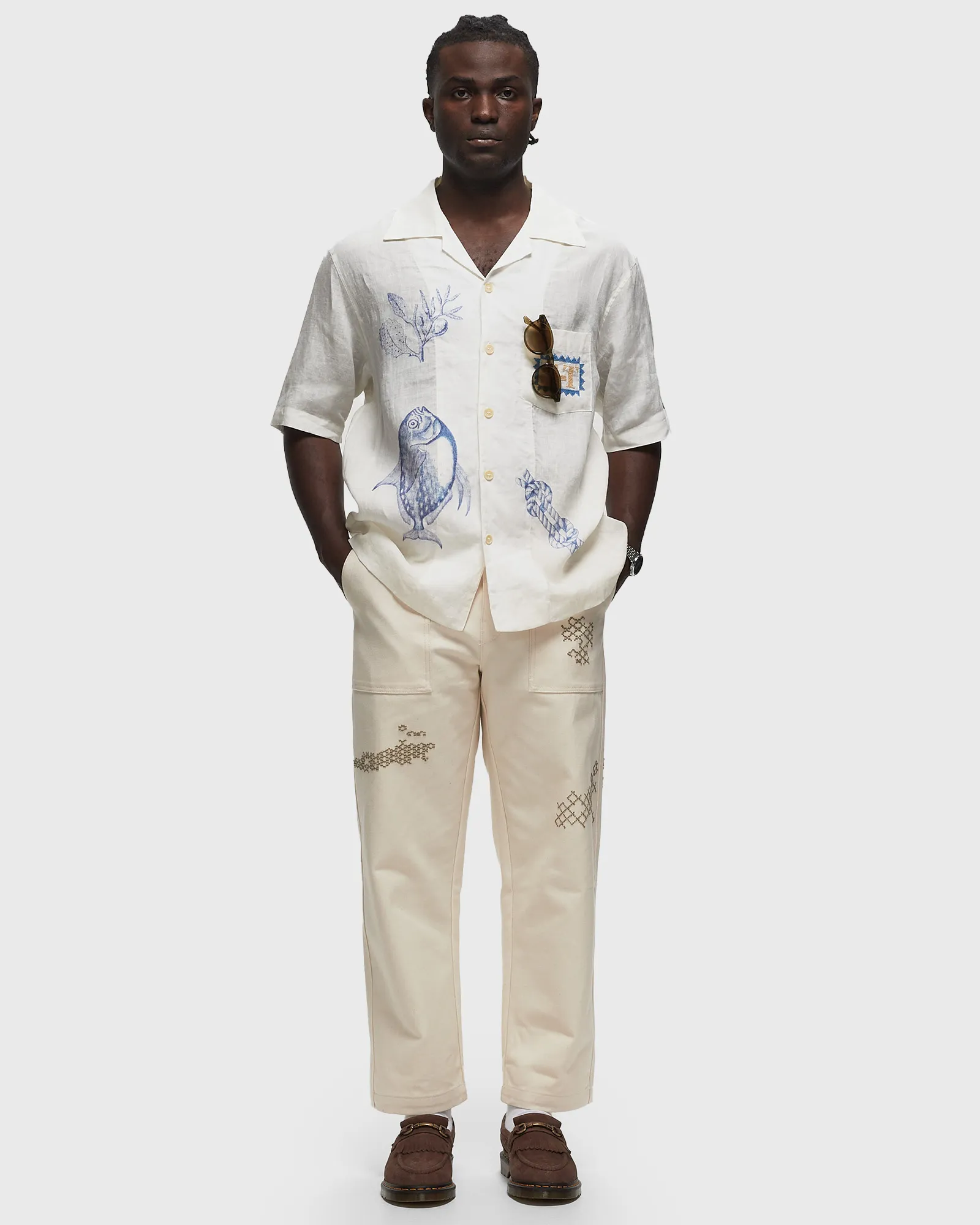 ADISH Adish by Small Talk Button-Down Short Sleeve Shirt