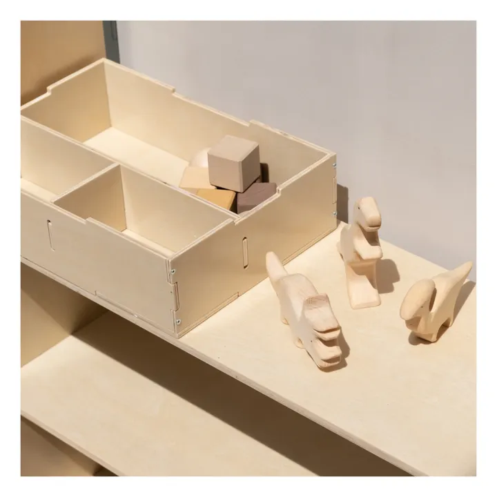 Nofred Boite de rangement avec couvercle en bois | Bois clair