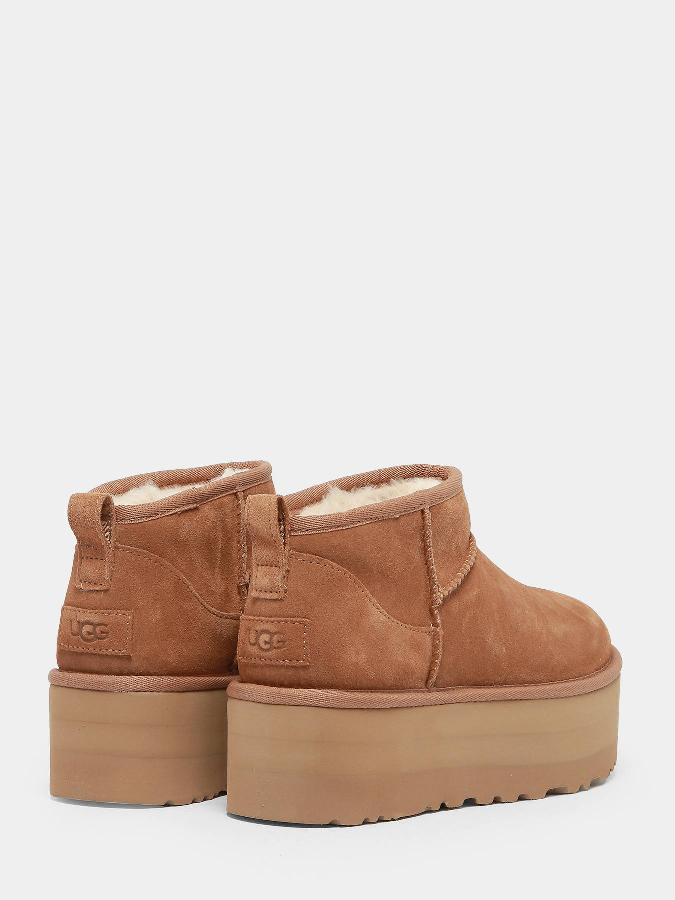 Boots Classic Ultra Mini Platform en cuir UGG