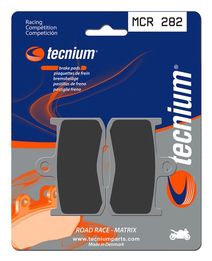 Plaquettes de freins Tecnium Racing métal fritté carbone - MCR282