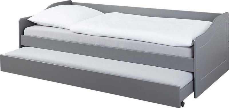Kajuitbed Malte - Grijs - Bedlade - Stevig - Functioneel