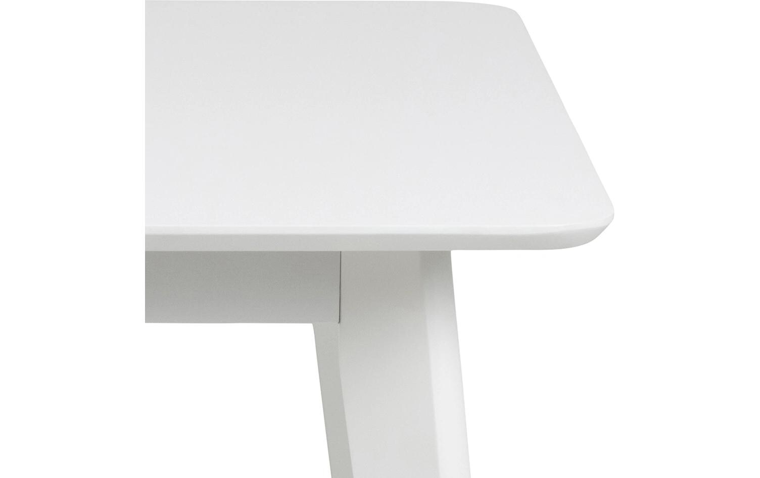 Tisch Roxby Weiss<br>Esstisch mit Verlängerung