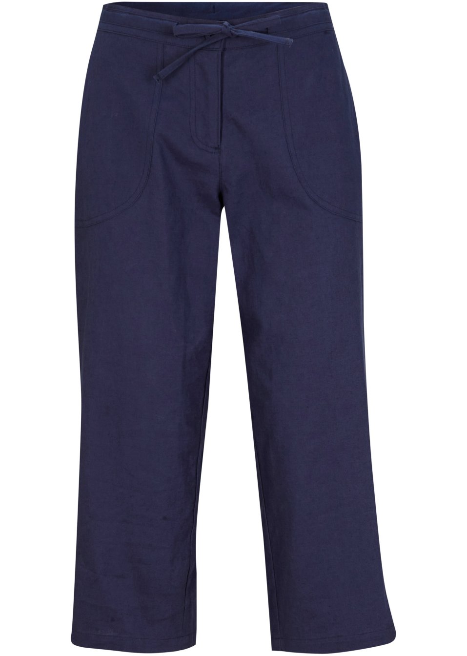 Pantalon en lin 3/4