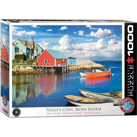 Eurographics Fischerhütten in Peggy's Cove Nova Scotia, 1000 Teile