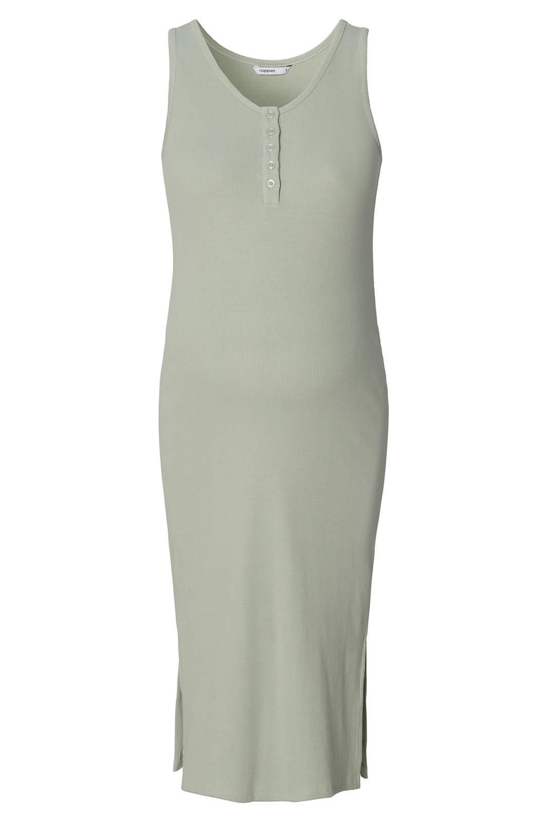 Noppies Maternity Jurk met voedingsfunctie Estrella - Iceberg Green