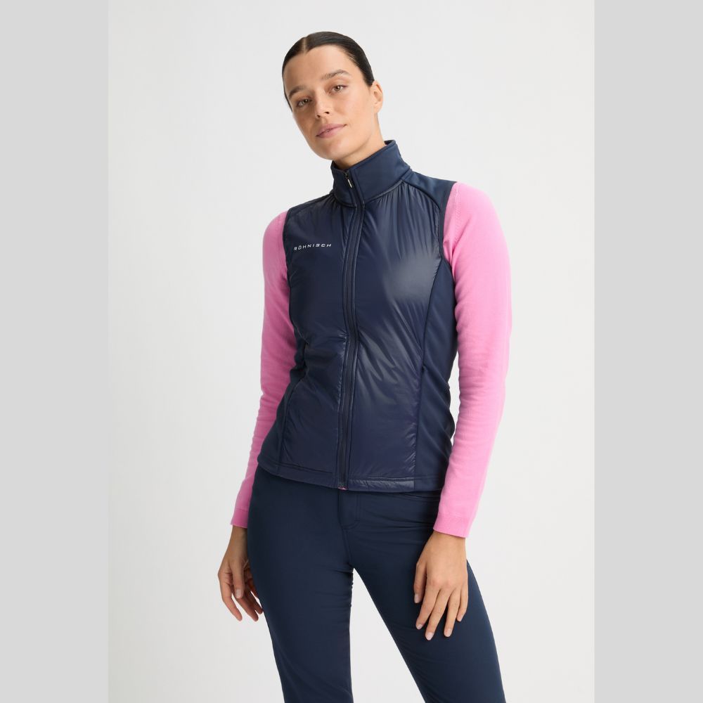 Fiona Hybrid Vest Dame Navy