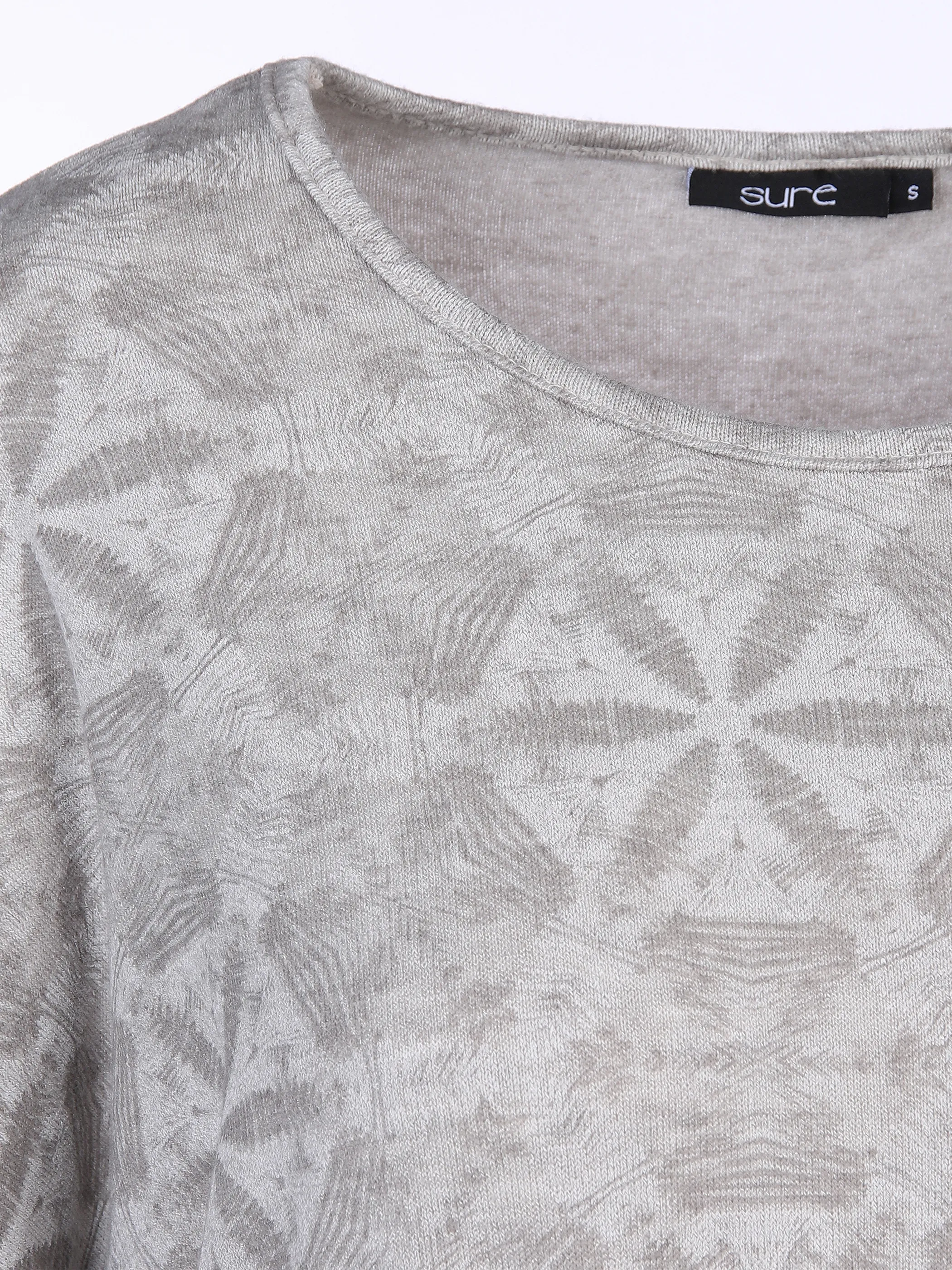 Damen Pullover mit Alloverprint