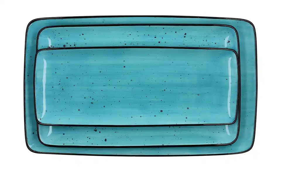 Peill+Putzler Platte L Genua Blau, Weiß Platte L