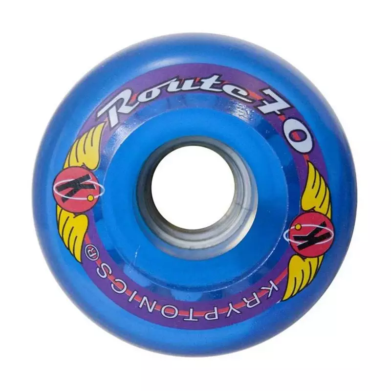 Roue Roller Quad KRYPTONICS Route 78A 70Mm Bleu Transparent