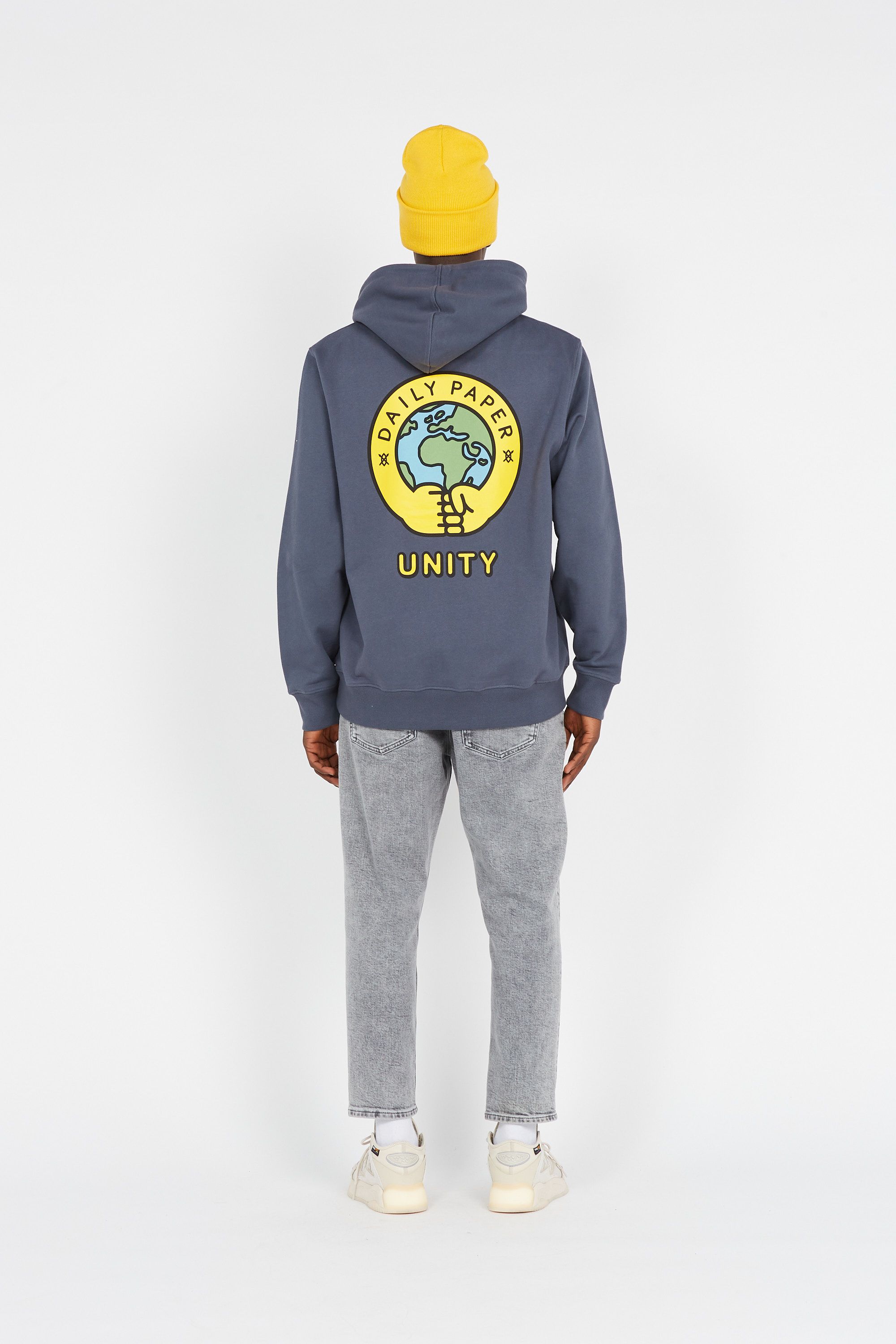 Daily Paper Hoodie MANU Bleu