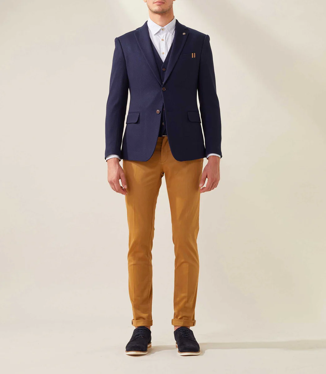 Veste casual marine 