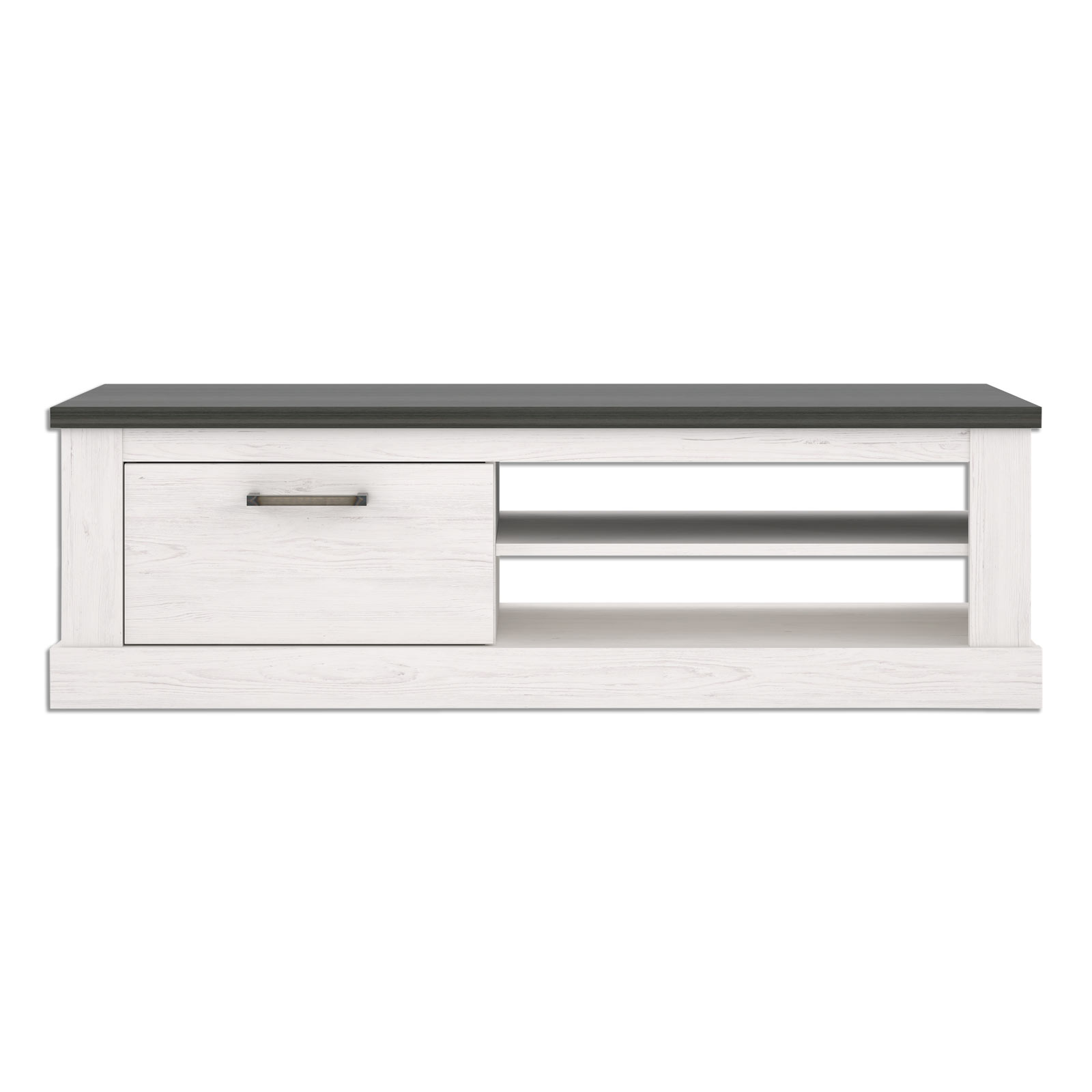 Lowboard - Pinie weiß-Touchwood - 146 cm breit