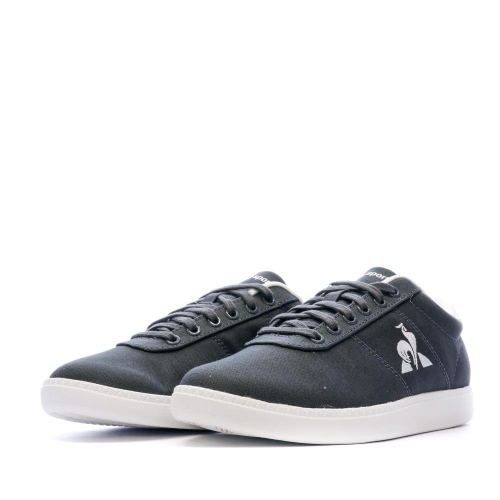 Le Coq Sportif Baskets Grises Femme Le Coq Sportif Court One
