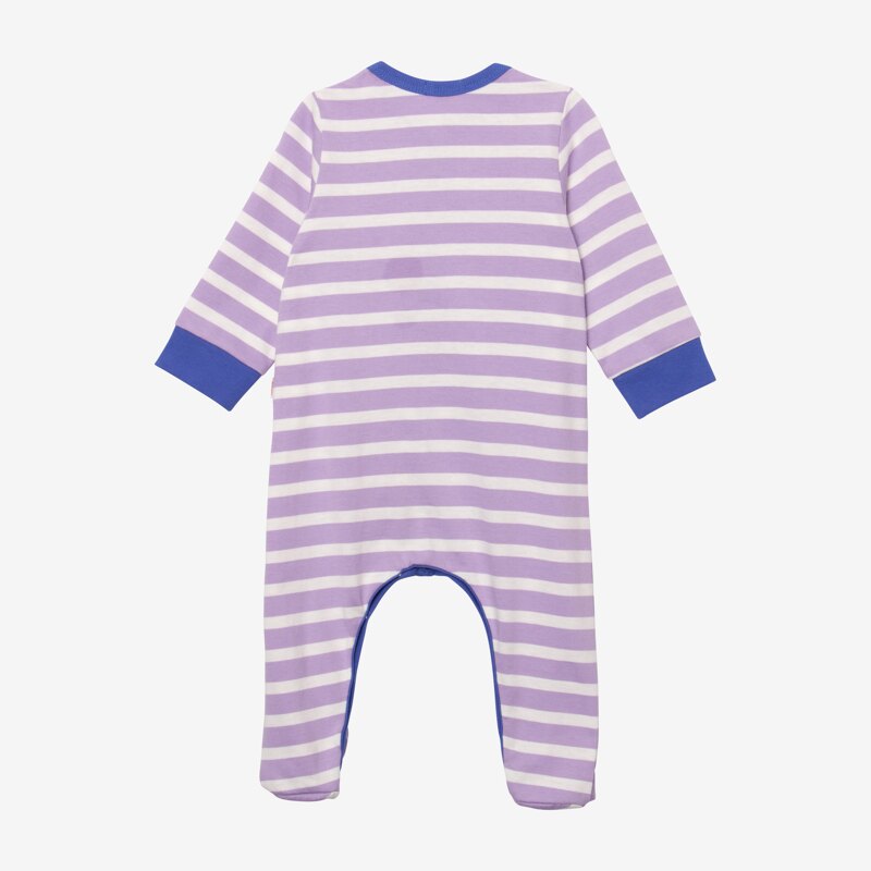 Pyjama bébé garçon rayures violet Catimini Mauve Violet