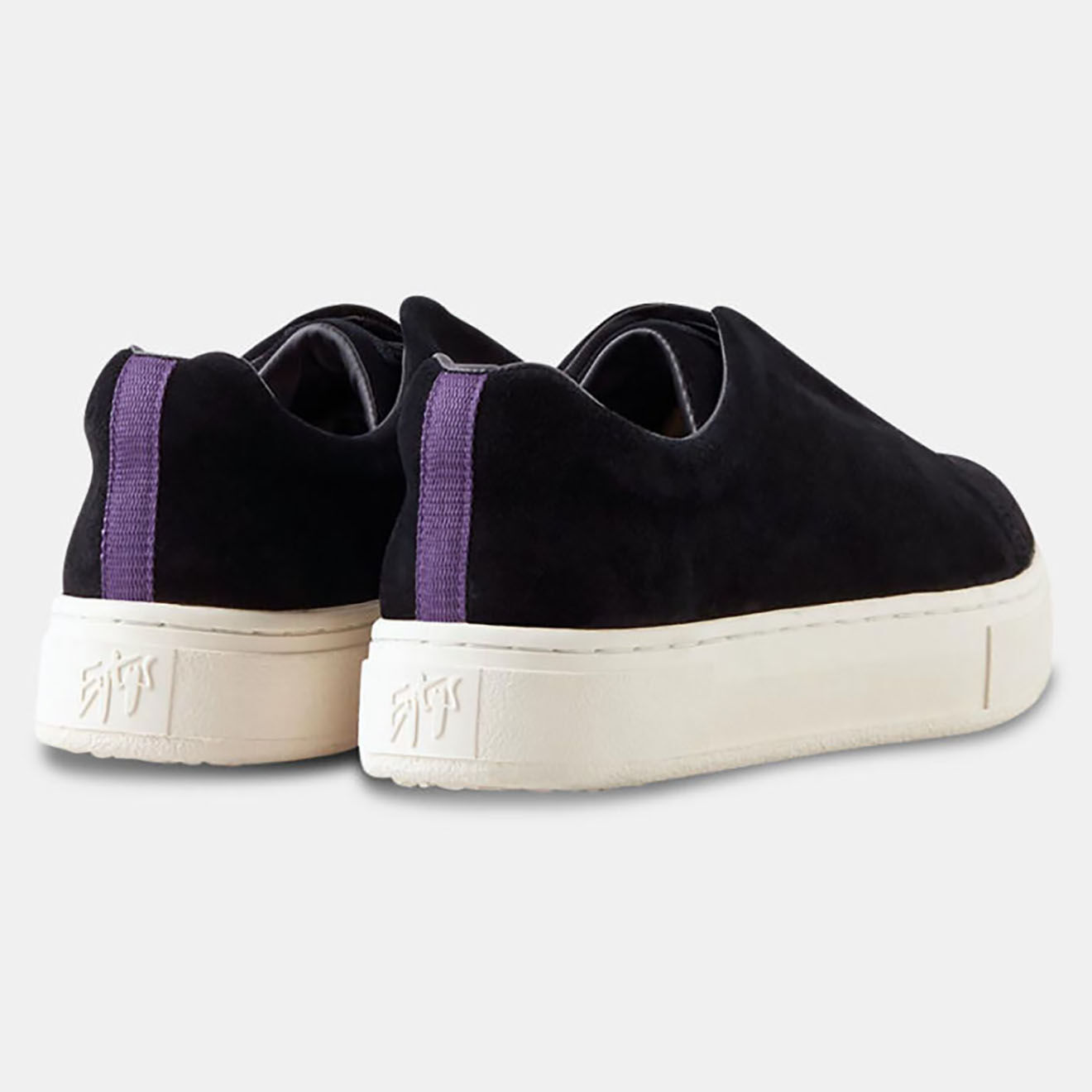 Eytys Baskets en Velours de Cuir Doja So Suede noires